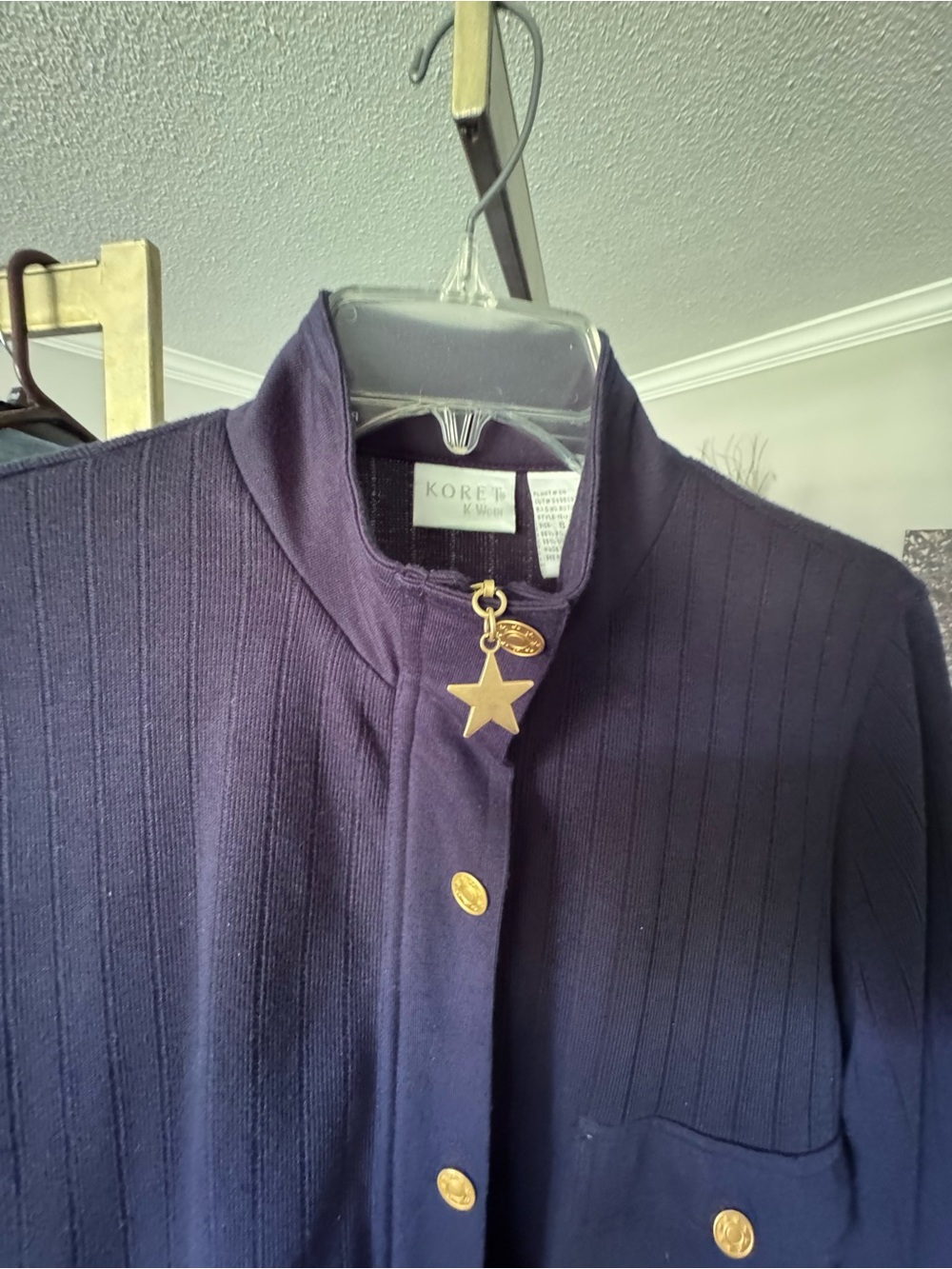 Koret Navy Jacket with Gold Buttons - Picture 4 of 4